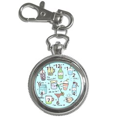 Drinks Cocktails Doodle Coffee Key Chain Watches by Apen