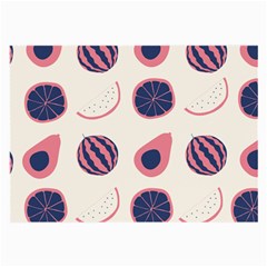 Fruits Halves Pattern Design Large Glasses Cloth (2 Sides) by Apen