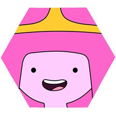 Adventure Time Princess Bubblegum Wooden Puzzle Hexagon by Sarkoni