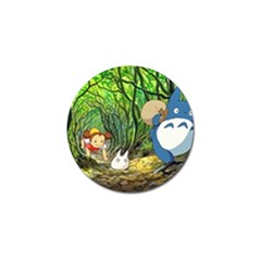 Anime My Neighbor Totoro Jungle Golf Ball Marker (4 Pack) by Sarkoni