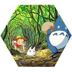Anime My Neighbor Totoro Jungle Wooden Puzzle Hexagon by Sarkoni