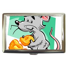 Mouse Cheese Tail Rat Mice Hole Cigarette Money Case by Sarkoni