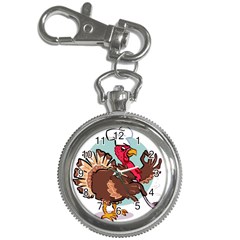 Turkey Chef Cooking Food Cartoon Key Chain Watches by Sarkoni