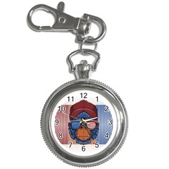 Gorilla Ape Zoo Mammal Usa Key Chain Watches by Sarkoni