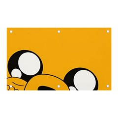 Adventure Time Cartoon Face Funny Happy Toon Banner And Sign 5  X 3  by Bedest