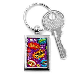 Crash Bang Adventure Time Art Boom Graffiti Key Chain (rectangle) by Bedest