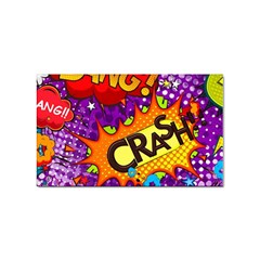 Crash Bang Adventure Time Art Boom Graffiti Sticker Rectangular (10 Pack) by Bedest