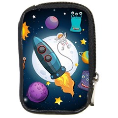 Spaceship Astronaut Space Compact Camera Leather Case by Hannah976
