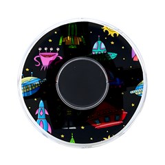 Seamless Pattern With Space Objects Ufo Rockets Aliens Hand Drawn Elements Space On-the-go Memory Card Reader by Hannah976