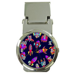 Space Patterns Money Clip Watches by Hannah976