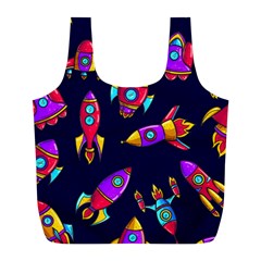 Space Patterns Full Print Recycle Bag (l) by Hannah976