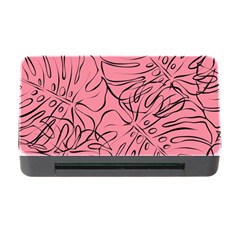 Pink Monstera Memory Card Reader With Cf by ConteMonfrey