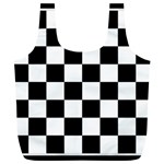 Chess Board Background Design Full Print Recycle Bag (XL) Back