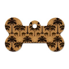 Pattern Background Decorative Dog Tag Bone (one Side) by Jatiart