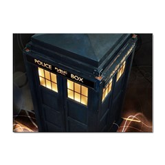 Tardis Bbc Doctor Who Dr Who Sticker A4 (10 Pack) by Cendanart