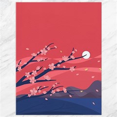 Illustration Minimal Minimalist Scenery Minimalist Japanese Art Canvas 36  X 48  by Bedest