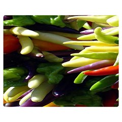 Bright Peppers Two Sides Premium Plush Fleece Blanket (medium) by Ket1n9