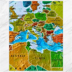 World Map Canvas 12  X 16  by Ket1n9