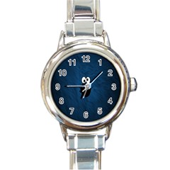 Funny Face Round Italian Charm Watch by Ket1n9