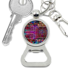 Technology Circuit Board Layout Pattern Bottle Opener Key Chain by Ket1n9