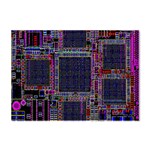 Cad Technology Circuit Board Layout Pattern Crystal Sticker (A4) Front