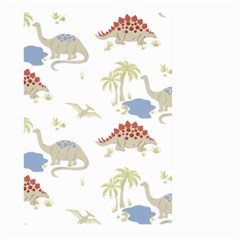 Dinosaur Art Pattern Large Garden Flag (two Sides) by Ket1n9