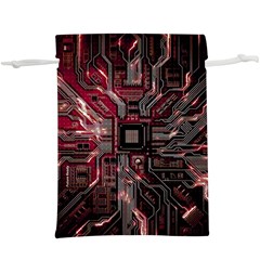 Chip Retro Technology Lightweight Drawstring Pouch (xl) by Cendanart