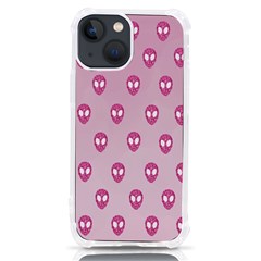 Alien Pattern Pink Iphone 13 Mini Tpu Uv Print Case by Ket1n9