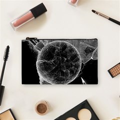 Space Universe Earth Rocket Cosmetic Bag (small) by Ket1n9