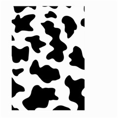 Animal Print Black And White Black Large Garden Flag (two Sides) by Ket1n9