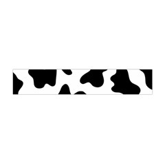 Animal Print Black And White Black Premium Plush Fleece Scarf (mini) by Ket1n9