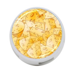 Cheese Slices Seamless Pattern Cartoon Style 4-port Usb Hub (one Side) by Ket1n9