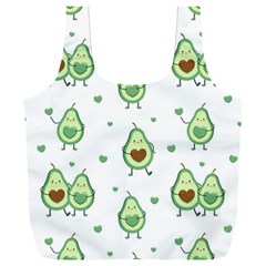Cute Seamless Pattern With Avocado Lovers Full Print Recycle Bag (xxxl) by Ket1n9