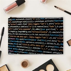 Close Up Code Coding Computer Cosmetic Bag (large) by Hannah976