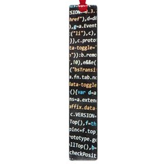 Close Up Code Coding Computer Large Book Marks by Hannah976
