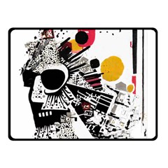 You Wanna Know The Real Me? Fleece Blanket (small) by essentialimage