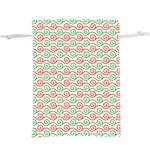 Spiral Geometry Pattern Lightweight Drawstring Pouch (XL) Back