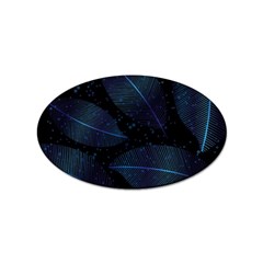 Leaves Nature Sticker Oval (10 Pack) by Cendanart
