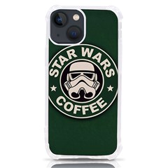 Stormtrooper Coffee Iphone 13 Mini Tpu Uv Print Case by Cendanart