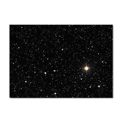 Sky Black Star Night Space Edge Super Dark Universe Sticker A4 (10 Pack) by Cendanart