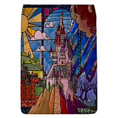 Castle Building Stained Glass Removable Flap Cover (l) by Cendanart
