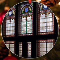 Stained Glass Window Krotoszyn Uv Print Acrylic Ornament Round by Cendanart