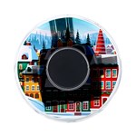 Christmas Background Design House On-the-Go Memory Card Reader Front