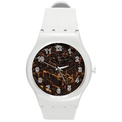 Cube Forma Glow 3d Volume Round Plastic Sport Watch (m) by Bedest