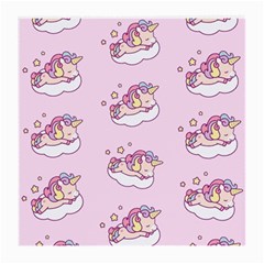 Unicorn Clouds Colorful Cute Pattern Sleepy Medium Glasses Cloth (2 Sides) by Grandong