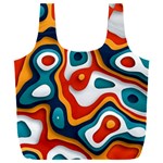 Colors Pastel Patterns Full Print Recycle Bag (XXXL) Back