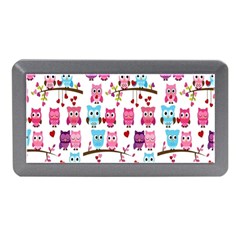 Owl Pattern Memory Card Reader (mini) by Cemarart