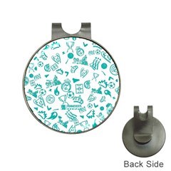 Background, Pattern, Sport Hat Clips With Golf Markers