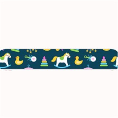 Cute Babies Toys Seamless Pattern Small Bar Mat by Ndabl3x