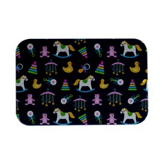Cute Babies Toys Seamless Pattern Open Lid Metal Box (silver)   by Ndabl3x
